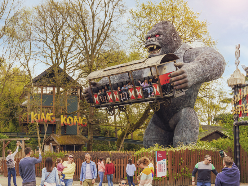 King Kong Attracties Bobbejaanland main